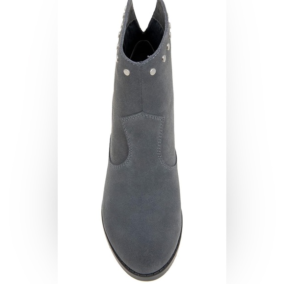 NEW! Splendid Women's Esmae Size 10 Grey Ankle Leather Suede Ankle Boots - Picture 2 of 11